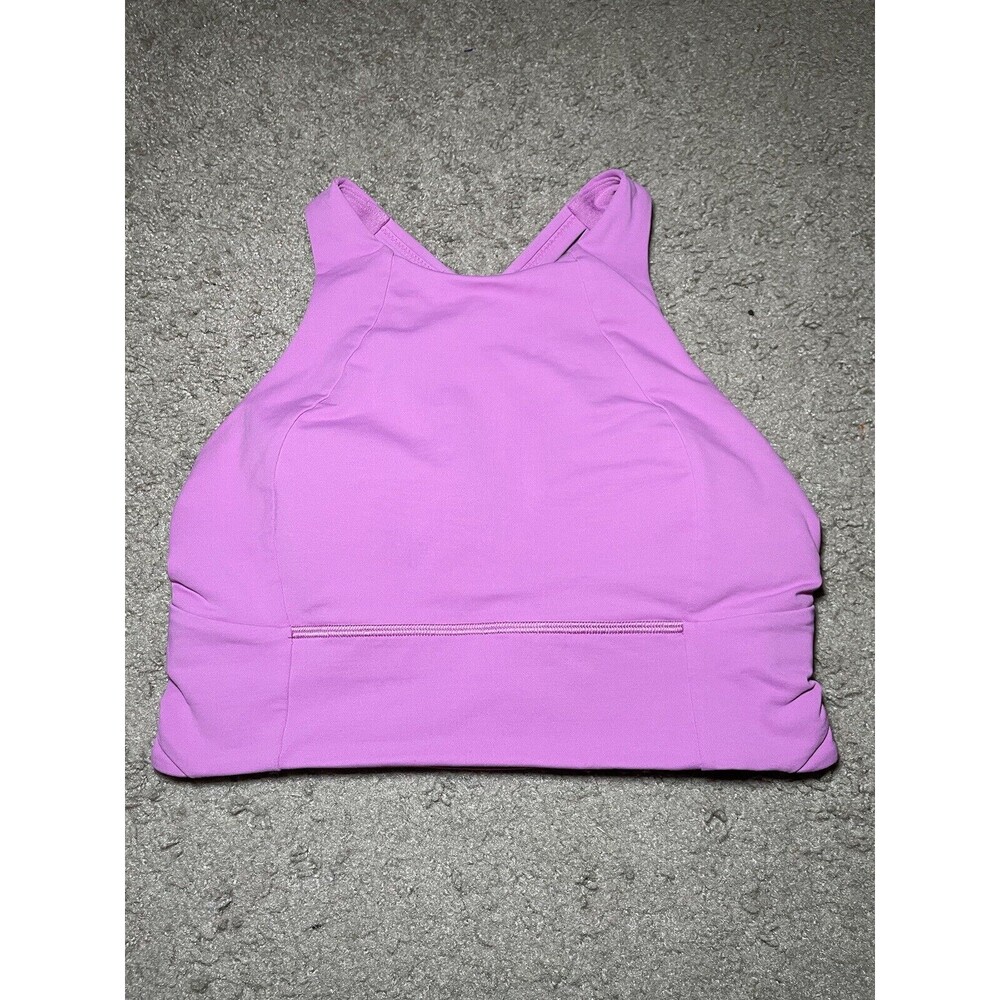 lululemon athletica Pink High-Neck Sports Bra